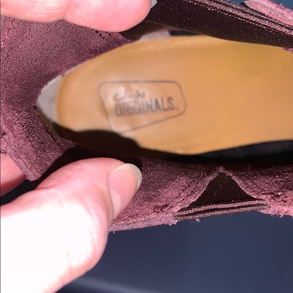 Clarks originals burgundy Chelsea boot - Picture 6 of 6